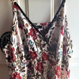 Ellos Floral Maxi Sundress, Size 24W